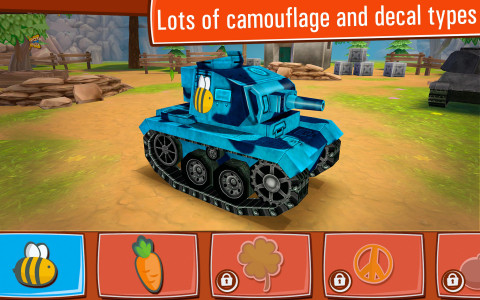 اسکرین شات بازی Toon Wars: Awesome Tank Game 4