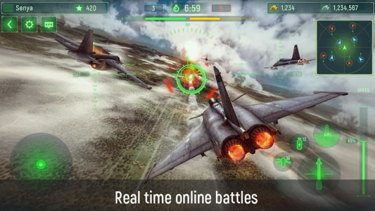 اسکرین شات بازی Wings of War: Sky Fighters 3D Online Shooter 1