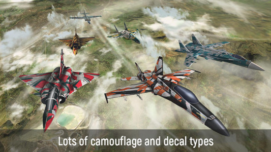 اسکرین شات بازی Wings of War：Modern Warplanes 2