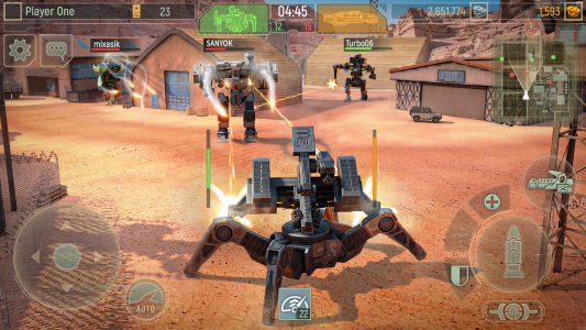 اسکرین شات بازی WWR: Mech robots, war game 1