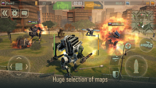 اسکرین شات بازی WWR: War Robots Games 3