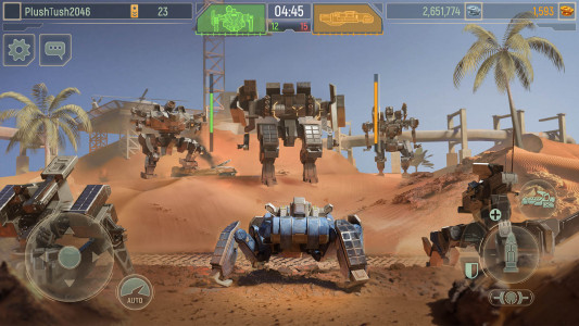 اسکرین شات بازی WWR: Mech robots, war game 2