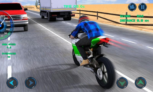اسکرین شات بازی Moto Traffic Race 7