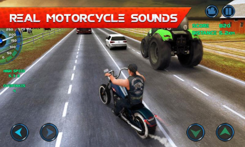 اسکرین شات بازی Moto Traffic Race 2