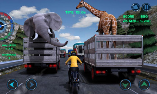 اسکرین شات بازی Moto Traffic Race 4