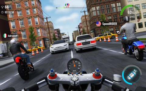 اسکرین شات بازی Moto Traffic Race 2 3