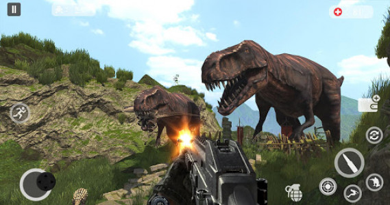 اسکرین شات بازی Dino Hunting 2019 3D - Sniper Shooting Games 1