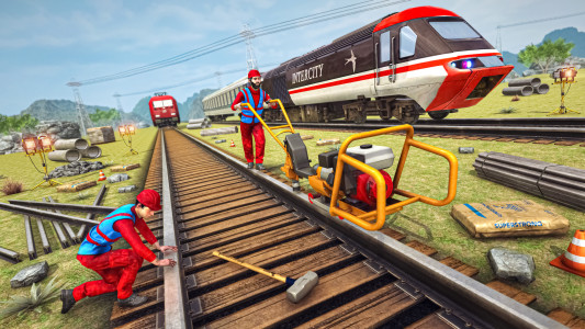 اسکرین شات 4 بازی Railway City Construction Game