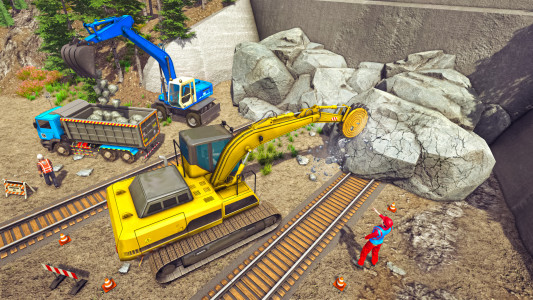 اسکرین شات 1 بازی Railway City Construction Game
