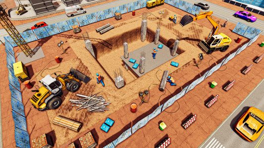 اسکرین شات برنامه Mega City Construction Games 8