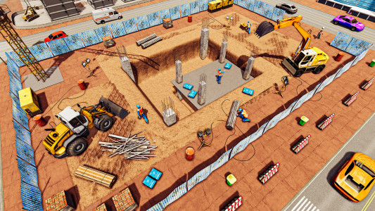 اسکرین شات 4 برنامه Mega City Construction Games