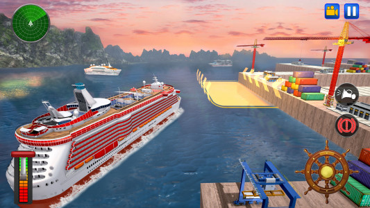 اسکرین شات برنامه Real Cruise Ship Driving Simul 3