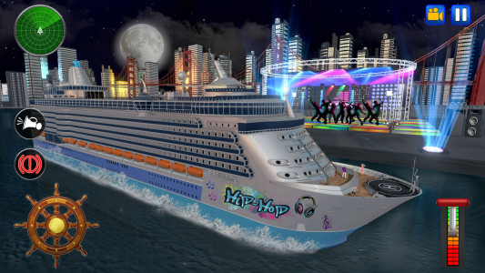 اسکرین شات برنامه Real Cruise Ship Driving Simul 4