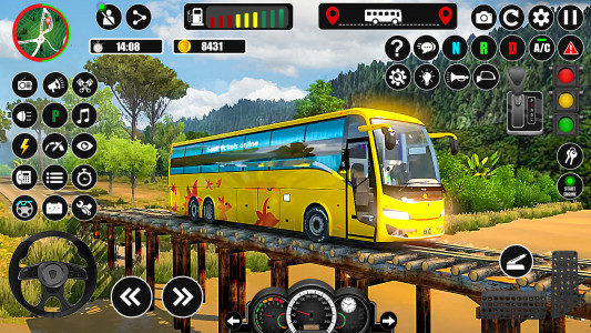اسکرین شات بازی Offroad Coach Bus Simulator 3D 1