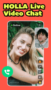 اسکرین شات 1 برنامه HOLLA - Live Video Call