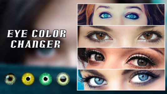 اسکرین شات برنامه Eye Color Changer : Eye Lens Photo Editor 2019 1