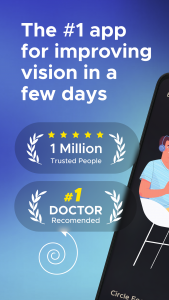 اسکرین شات 1 برنامه Eye exercises: VisionUp