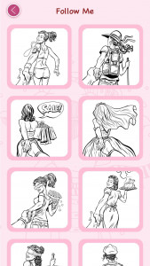 اسکرین شات بازی Girls Coloring Book 8