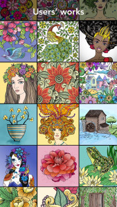 اسکرین شات برنامه Garden Coloring Book 5