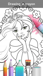 اسکرین شات بازی Princess coloring book 6