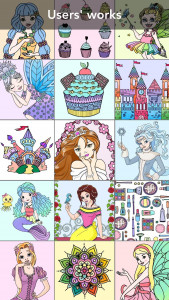 اسکرین شات بازی Princess coloring book 4