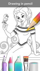 اسکرین شات بازی Princess coloring book 3
