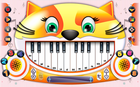 اسکرین شات بازی Meow Music - Sound Cat Piano 1