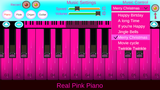 اسکرین شات بازی Real Pink Piano 6