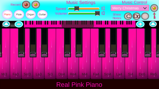 اسکرین شات بازی Real Pink Piano 3