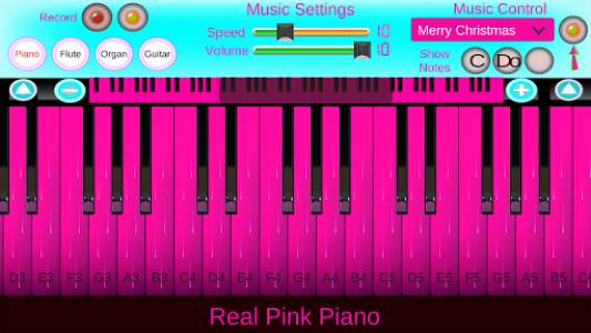 اسکرین شات بازی Real Pink Piano 8