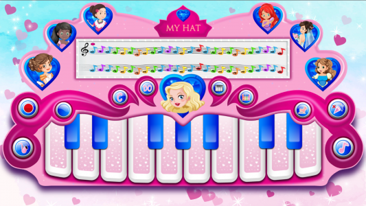 اسکرین شات بازی Pink Real Piano Princess Piano 1