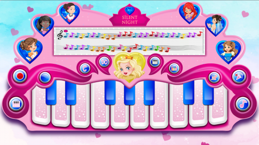 اسکرین شات بازی Pink Real Piano Princess Piano 4