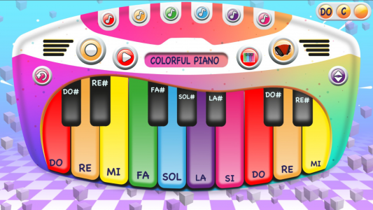 اسکرین شات بازی Colorful Piano 1