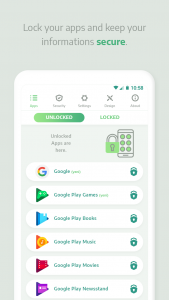 اسکرین شات برنامه AppLock - Lock Screen 1