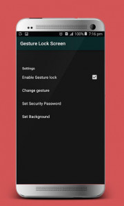 اسکرین شات برنامه Gesture Lock Screen 5