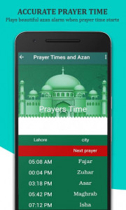 اسکرین شات برنامه Prayer Times and Azan for Muslims 1