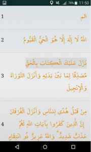 اسکرین شات برنامه Read Quran Surah Offline 3