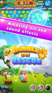 اسکرین شات بازی Bubble Cat Rescue 1