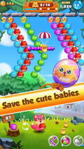 اسکرین شات بازی Bubble Cat Rescue 5