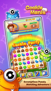 اسکرین شات بازی Cookie Mania - Match-3 Sweet G 1