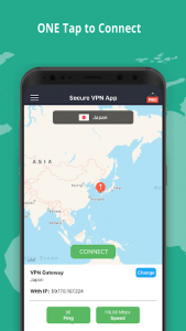 اسکرین شات برنامه Green VPN - FREE, Unlimited Proxy, Fast & Secure 2