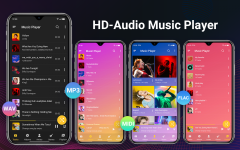 اسکرین شات برنامه Music Player - Audio Player 1