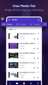 اسکرین شات 3 برنامه Screen Recorder Video Recorder