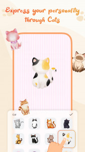اسکرین شات 2 برنامه Cat Language Wallpaper