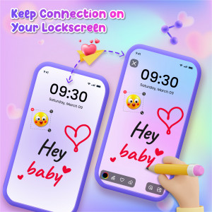 اسکرین شات 1 برنامه Lockscreen Drawing