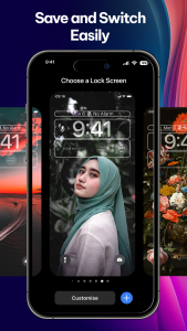 اسکرین شات برنامه Lock Screen iOS 16 3