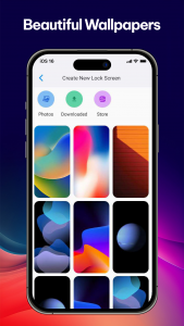 اسکرین شات برنامه Lock Screen iOS 16 6