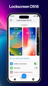 اسکرین شات برنامه Lock Screen iOS 16 7