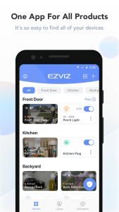 اسکرین شات برنامه EZVIZ 1