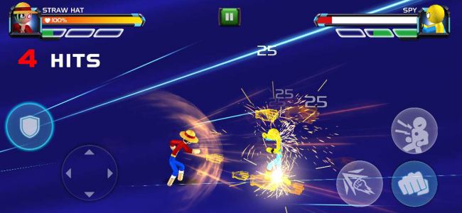 اسکرین شات بازی Stickman Superhero: Stick Game 2